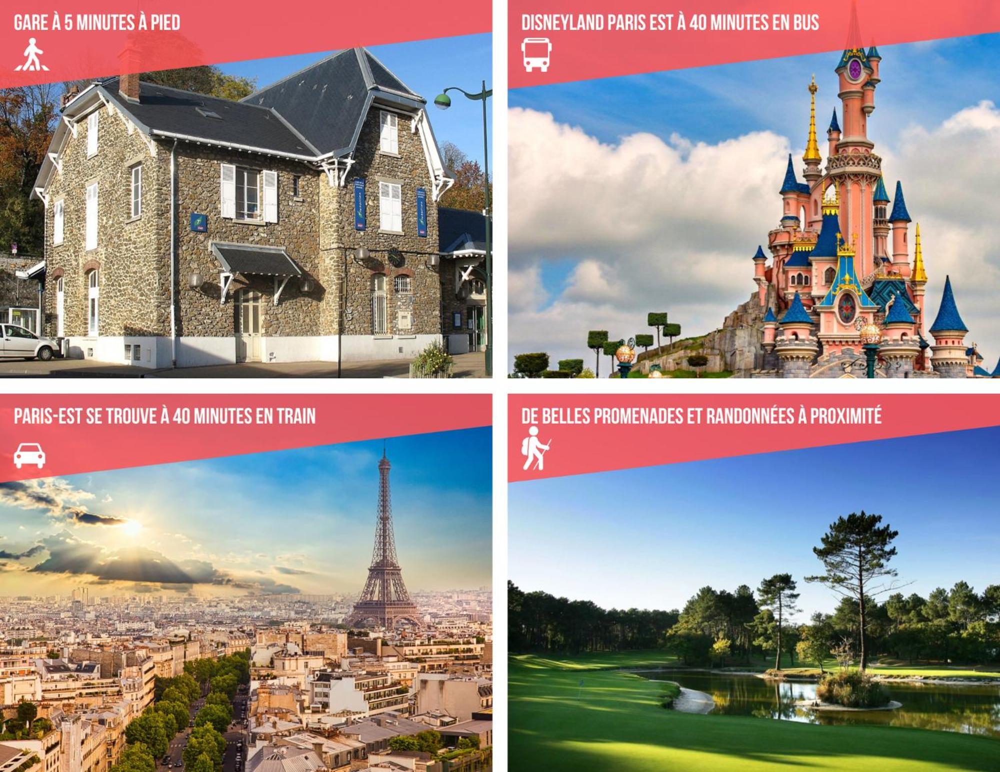 Le Cocon Douillet - 5" De La Gare - Wifi - Acces Direct Paris & Disneyland Jouarre Kültér fotó